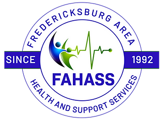 The FAHASS logo mark, a nonprofit organization based in Fredericksburg, VA