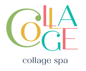 Logo for Collage Spa, a community partner of FAHASS and Pride Center FXBG in Fredericksburg, VA