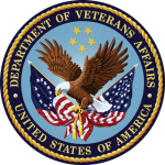 Logo for the Department of Veteran's Affairs, a vendor at the Community Connections Expo hosted by FAHASS in Fredericksburg, VA