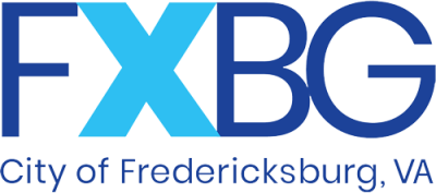 Logo for the City of Fredericksburg, a vendor at the Community Connections Expo hosted by FAHASS in Fredericksburg, VA