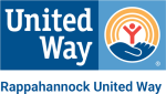 Logo for Rappahannock United Way, a vendor at the Community Connections Expo hosted by FAHASS in Fredericksburg, VA