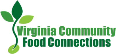Logo for Virginia Community Food Connections, a vendor at the Community Connections Expo hosted by FAHASS in Fredericksburg, VA