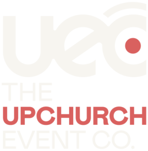 Logo for The Upchurch Event Co, a community partner of FAHASS and Pride Center FXBG in Fredericksburg, VA