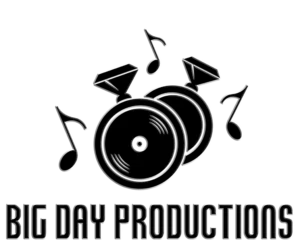 Logo for the Big Day Productions, a community partner of Pride Center FXBG in Fredericksburg, VA